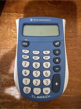 Texas Instruments TI-503SV Calculator - Blue and White